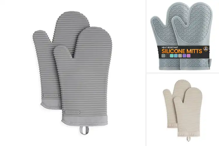 Detailed view of 10 Best Padded Silicone Mitts for Safe Grip