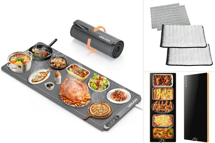 Detailed view of 10 Best Party Buffet Mats: Keep Food Fresh & Hot