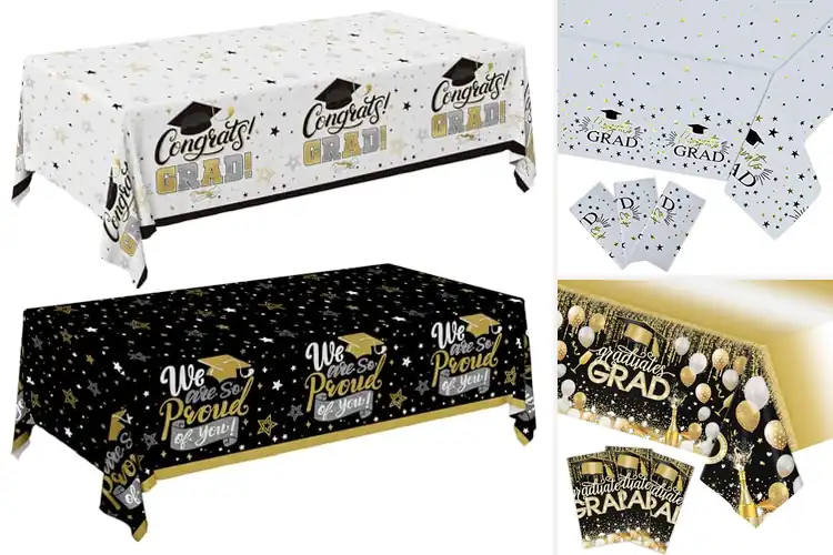 Detailed view of Best Party Table Covers For Graduation Celebrations