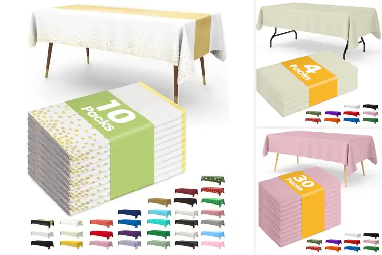 Detailed view of 10 Best PEVA Tablecloths For Cleanup: Effortless Spills