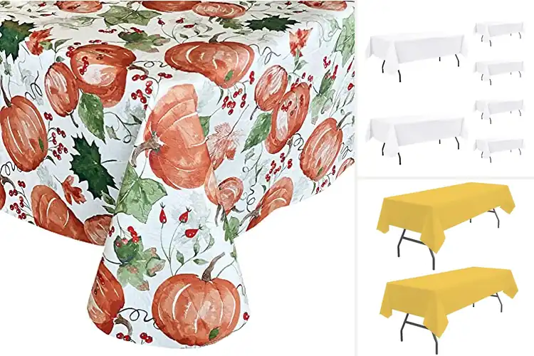 Detailed view of 10 Best PEVA Tablecloths: Effortless Meals & Fun Await