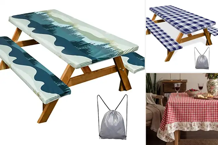 Detailed view of 10 Best Picnic Table Cover: Clean, Dry, Stylish Outdoor Fun