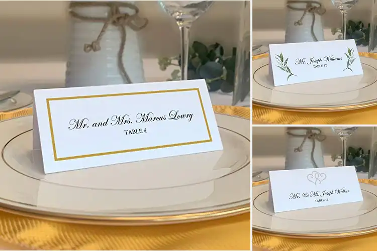 Detailed view of 10 Best Place Cards to Elevate Any Event Instantly