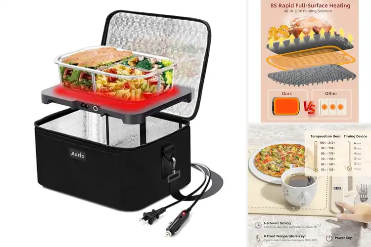 Detailed view of Best Portable Food Warmer For Home And Travel