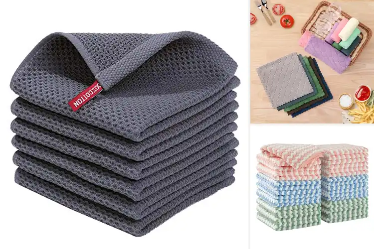 Detailed view of 10 Best Quick Drying Dish Cloths: Sparkling Clean