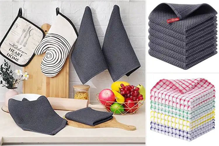 Detailed view of 10 Best Quick Drying Dish Towels for a Fresh Kitchen