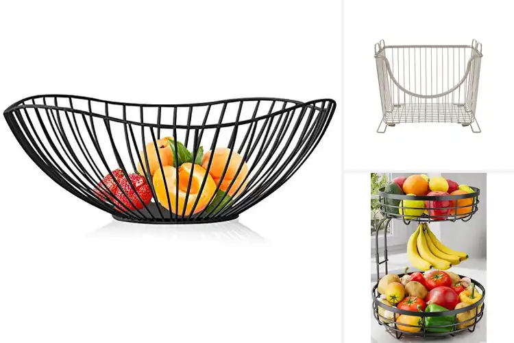 Detailed view of Best Raised Feet Fruit Basket Design