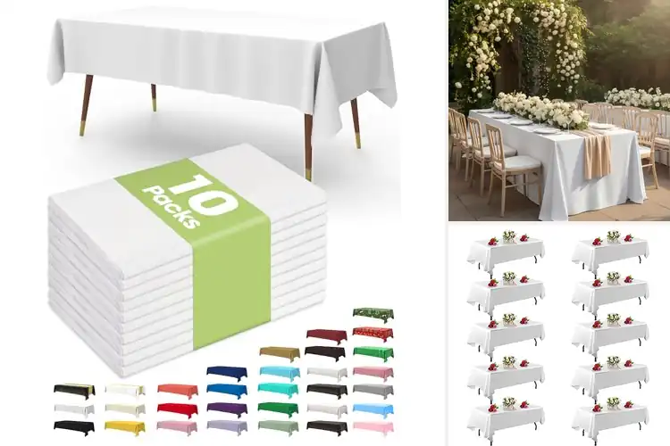 Detailed view of 10 Best Rectangle Tablecloths for Stunning Table Settings