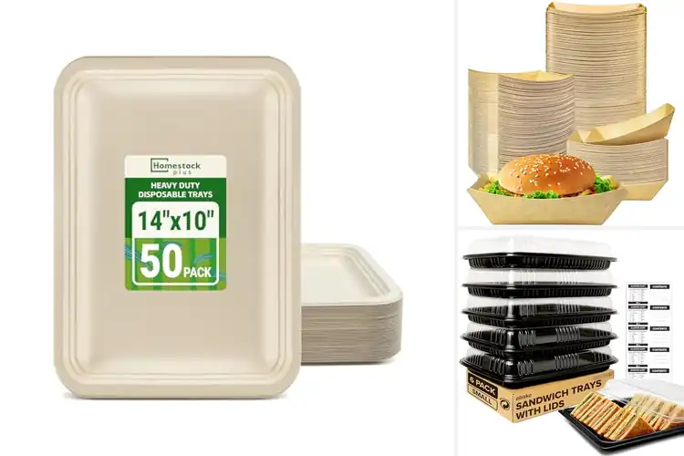 Detailed view of Best Recyclable Trays: Eco-Friendly Serving Made Easy
