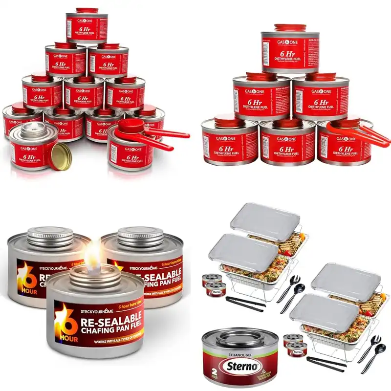 6 Best Reusable Buffet Fuels to Keep Food Warm Effortlessly
