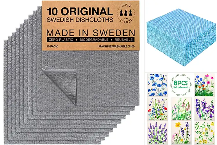 Detailed view of 10 Best Reusable Dish Cloths – Save Money & Cut Waste
