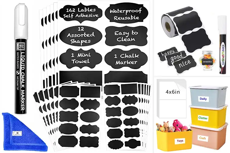Detailed view of 10 Best Reusable Labels for Easy, Lasting Organization