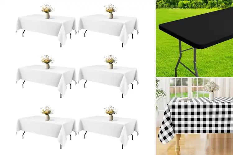 Detailed view of 10 Best Reusable Tablecloths: Protect & Style
