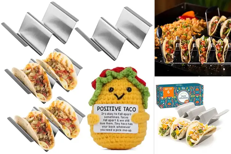 Detailed view of Best Rust Resistant Taco Holders for Mess-Free Taco Time