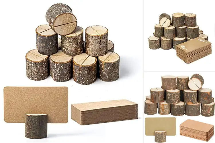 Detailed view of 10 Best Rustic Place Card Sets to Wow Your Guests