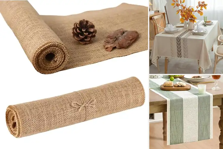 Detailed view of Best Rustic Table Decor Fabric