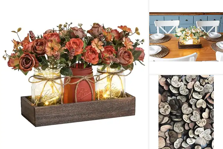 Detailed view of 10 Best Rustic Table Decorations to Elevate Any Home Look