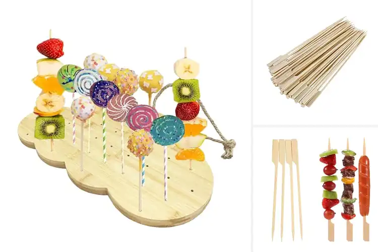 Detailed view of 7 Best Serving Skewers for Effortless Entertaining