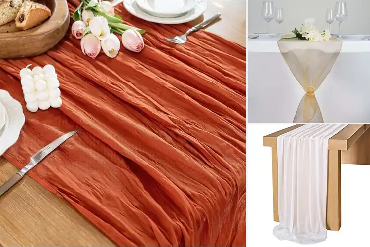 Detailed view of 4 Best Sheer Runners Elevate Your Tables Stylishly