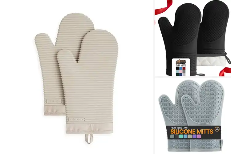 Detailed view of 10 Best Silicone Kitchen Mitts for Safe Cooking