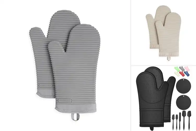 Detailed view of 10 Best Silicone Oven Mitts Set: Burn-Free Cooking Essentials