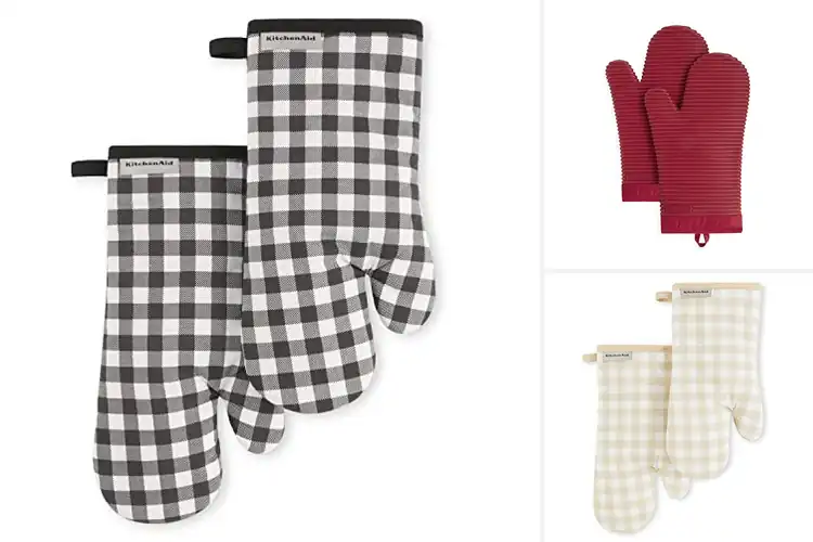 Detailed view of Best Sized Oven Mitts 7×13