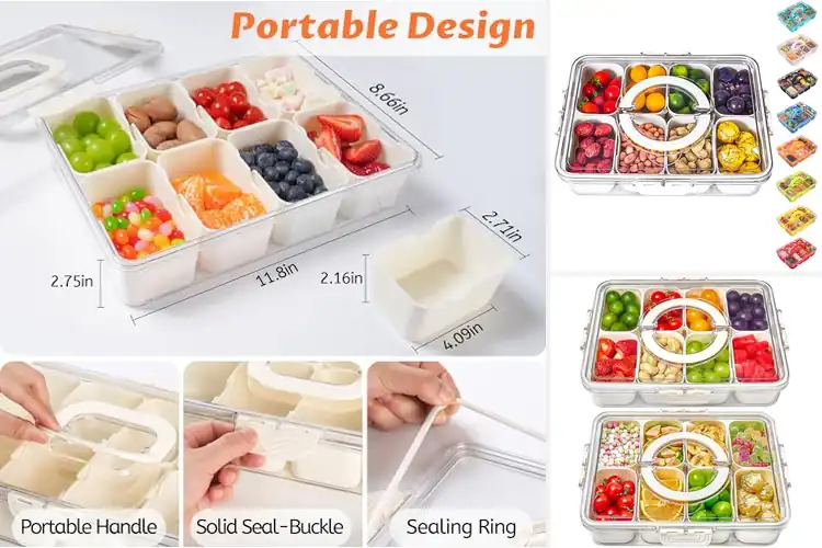 Detailed view of Best Snack Box With Lid