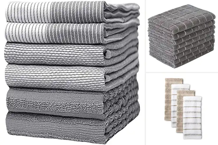 Detailed view of 10 Best Soft Kitchen Dish Towels for Effortless Cleaning