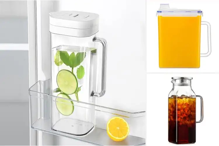 Detailed view of Best Space-Saving Fridge Door Pitcher