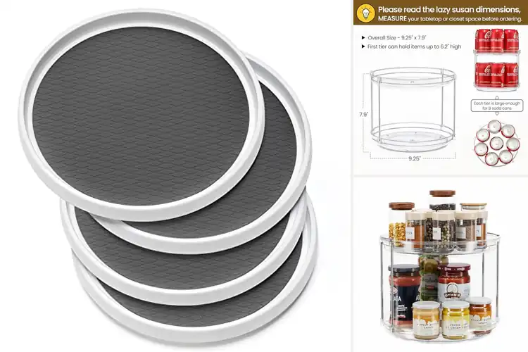 Detailed view of Best Spice Rack Turntables: Organize Your Kitchen with Ease