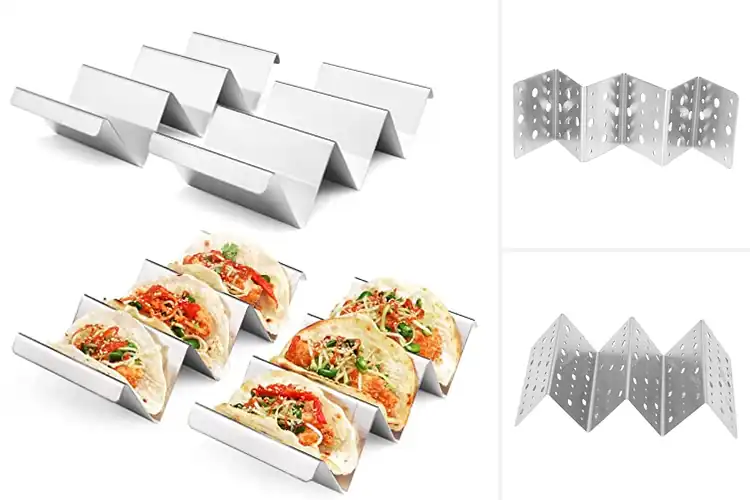 Detailed view of Best Spill Proof Taco Racks
