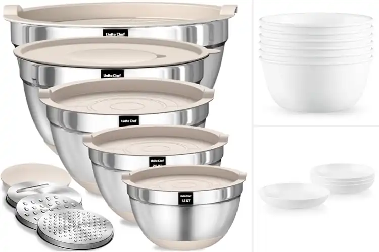 Detailed view of 10 Best Stackable Bowls: Space-Saving Kitchen Essentials