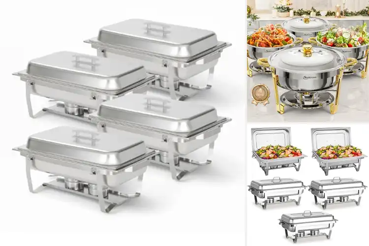 Detailed view of 10 Best Stainless Steel Buffet Chafing Dishes for Your Events