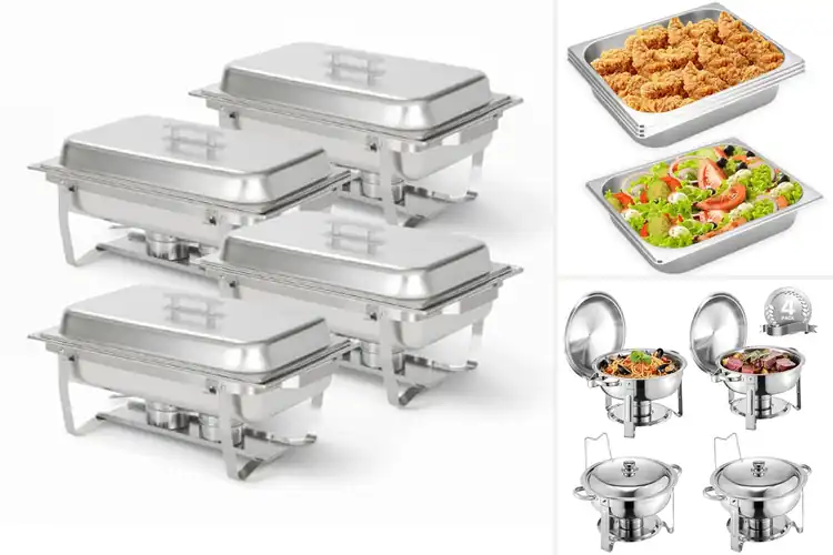 Detailed view of 10 Best Stainless Steel Buffet Dishes: Elegant & Hot