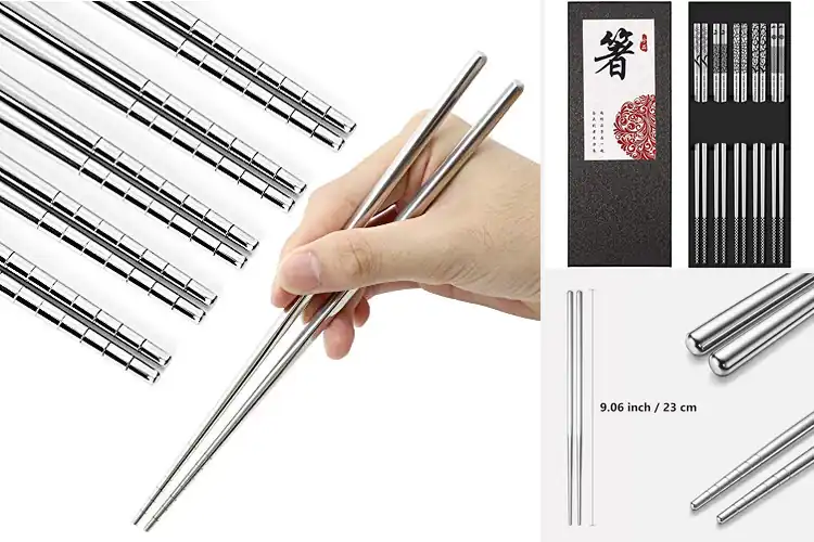 Detailed view of Best Stainless Steel Chopsticks