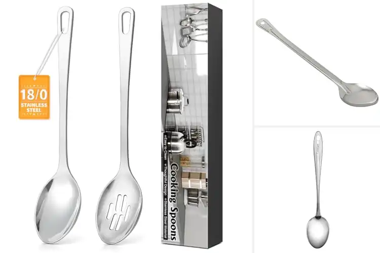 Detailed view of Best Stainless Steel Stirring Spoons