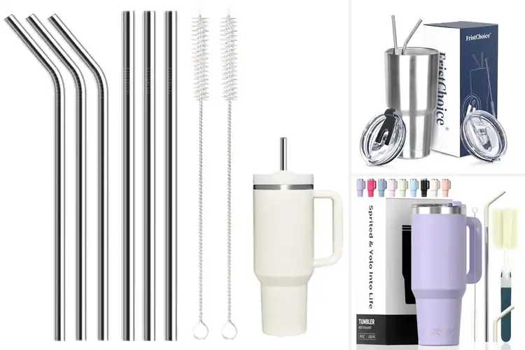 Detailed view of 10 Best Stainless Steel Straw Tumblers: Stay Hot or Cold