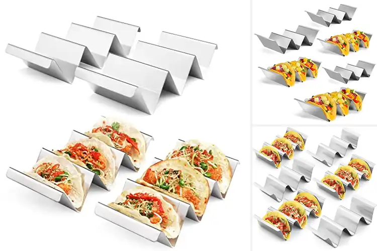 Detailed view of Best Stainless Steel Taco Holder