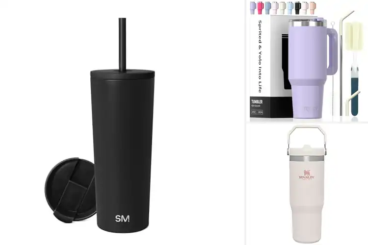 Detailed view of Best Stainless Steel Tumbler With Straw