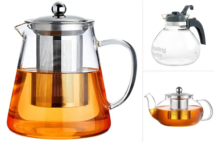 Detailed view of Best Stovetop Glass Tepot