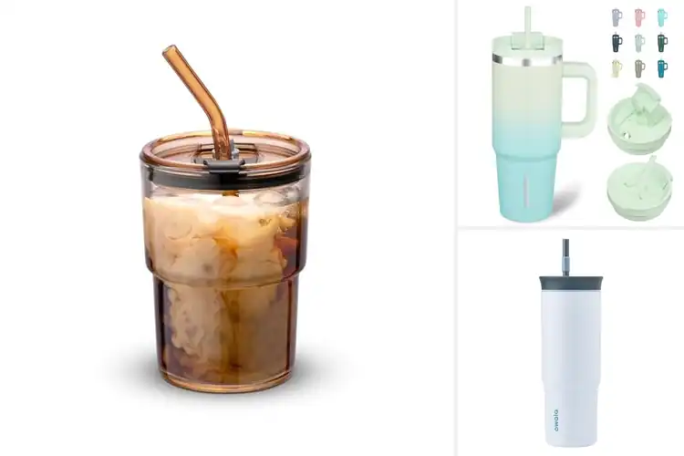 Detailed view of Best Straw Tumbler With Lid for Fresh, Spill-Free Sipping