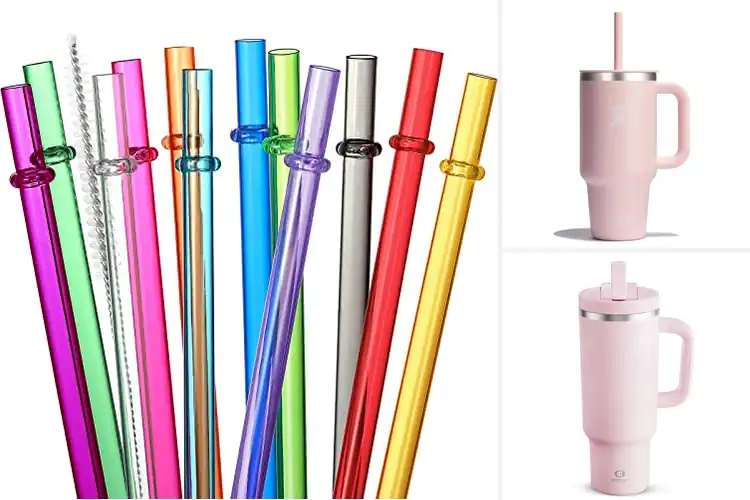 Detailed view of 10 Best Straw Tumblers for Refreshing Drinks