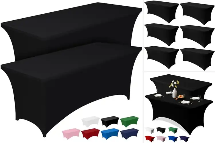 Detailed view of 10 Best Stretch Tablecloths: Durable, Windproof, and Easy-Clean