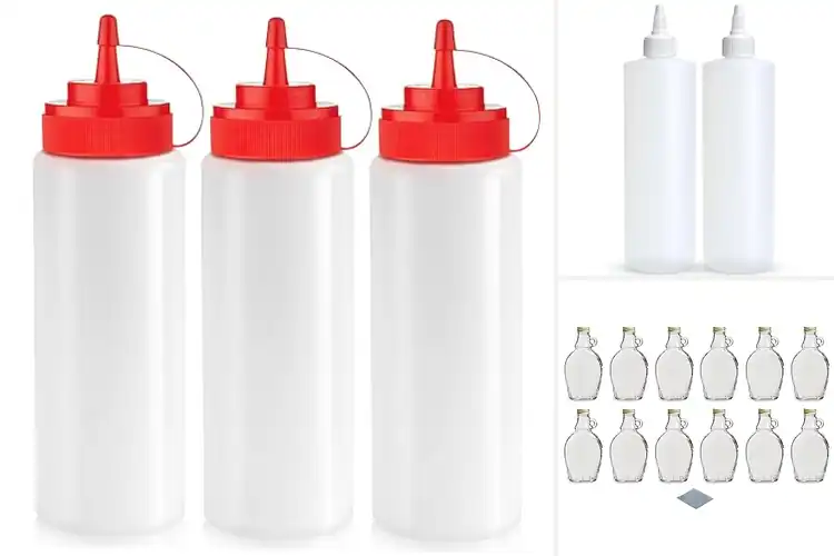 Detailed view of Best Syrup Bottles: Elevate Your Kitchen with Style & Ease