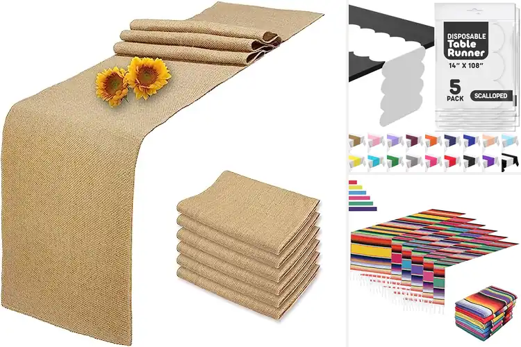 Detailed view of 6 Best Table Runners for Parties: Instant Elegance Made Simple