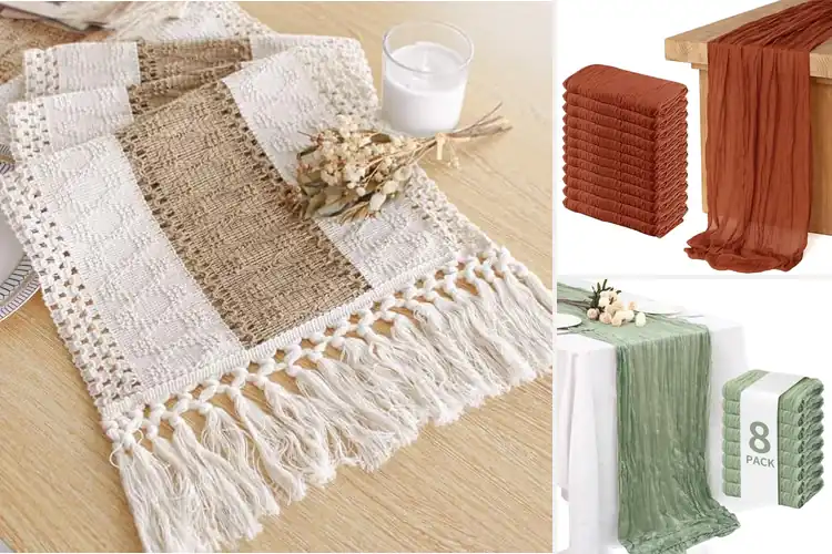 Detailed view of 10 Best Table Runners to Instantly Boost Your Meals