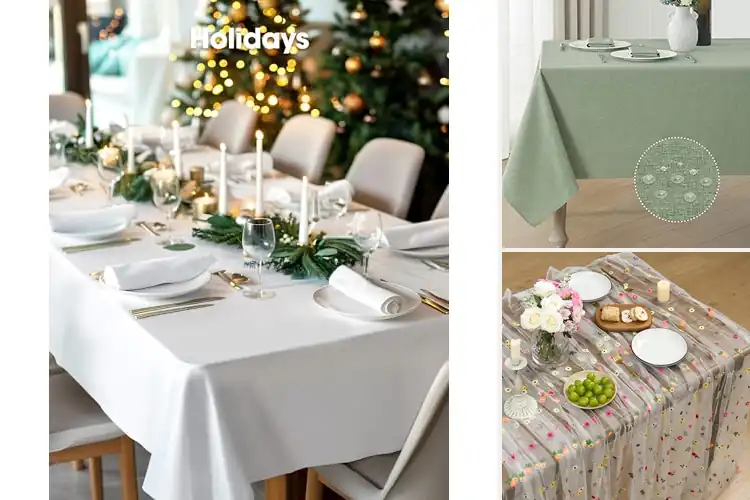 Detailed view of 10 Best Tablecloths: Effortless Care, Perfect Fit & Stylish Picks