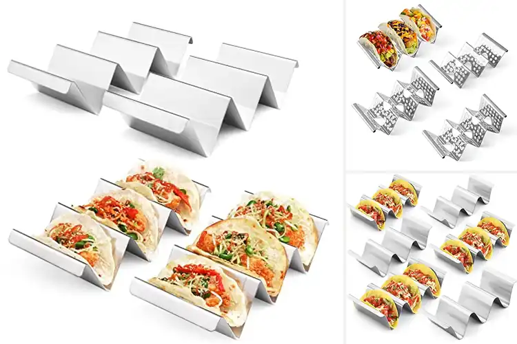 Detailed view of Best Taco Rack Set For Grilling