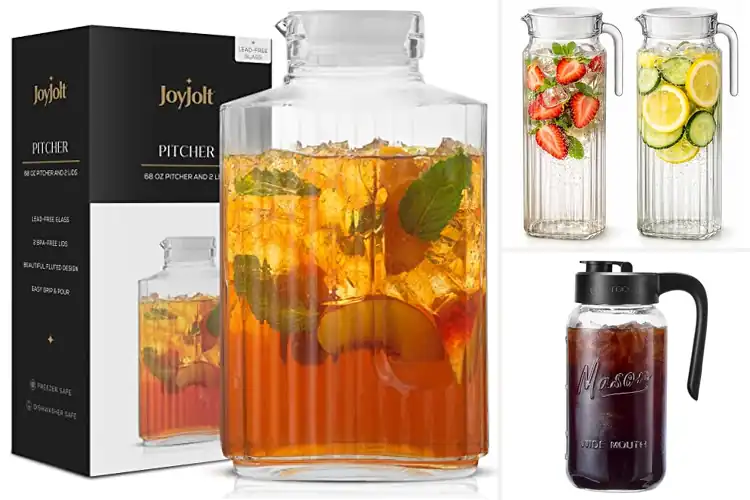 Detailed view of Best Thick Soda-Lime Glass Pitcher