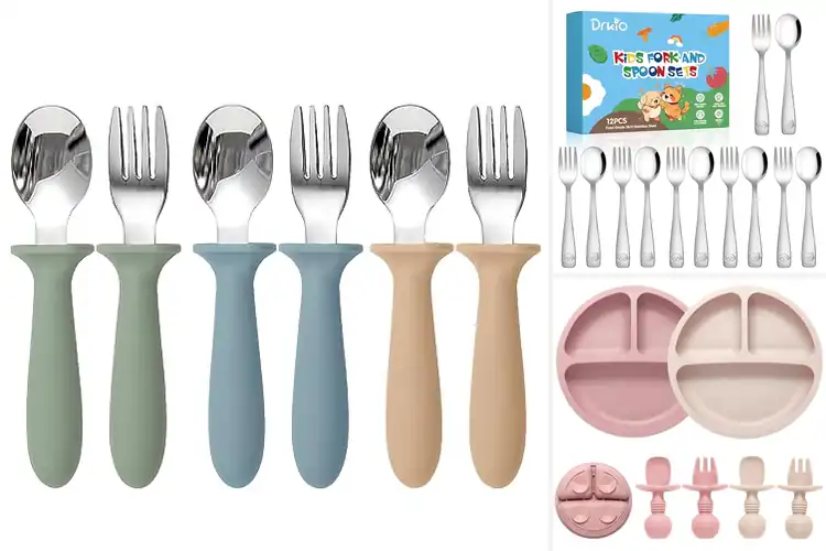 Detailed view of Best Toddler Flatware Sets